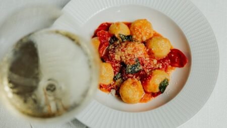 Easter Show food:  for packet gnocchi