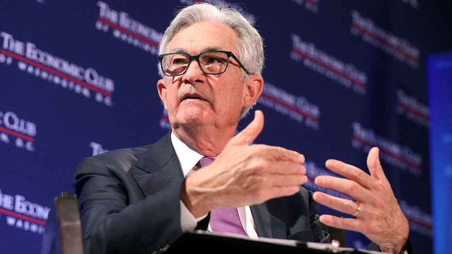 Jerome Powell speaks at an event in Washington, DC.