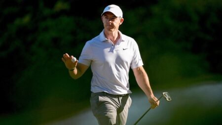 Rory McIlroy takes largest 36-hole lead in Masters history after incredible finish to second round