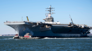 Sailors injured after fire breaks out on aircraft carrier USS Eisenhower during shipyard maintenance