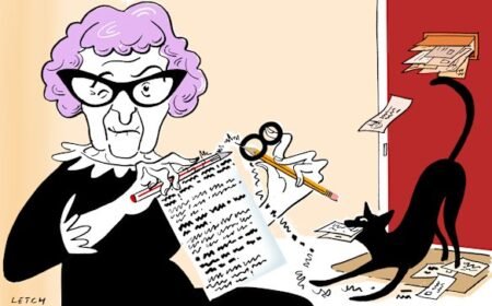 Columnist takes a grilling and keeps identity a secret