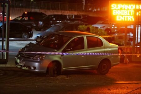 One dead, one fighting for life after car swerves into pedestrians at Melbourne Showgrounds