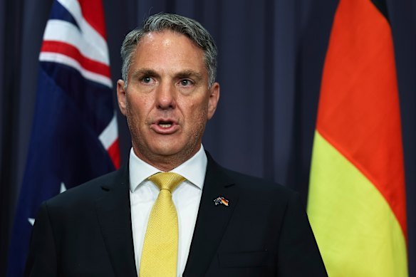 Defence Minister Richard Marles said Australia would definitely contribute to a coalition to safeguard the Strait of Hormuz.