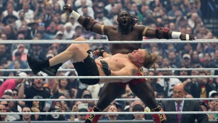 Oba Femi conquers ‘The Beast Incarnate,’ Brock Lesnar signals WWE retirement at WrestleMania 42