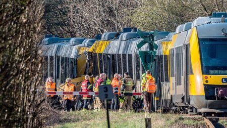 2 trains collide in Denmark, leaving 5 people critically injured