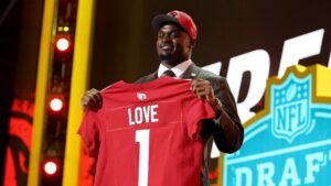 Cardinals draft Notre Dame running back Jeremiyah Love with the No. 3 overall pick in 2026 NFL Draft