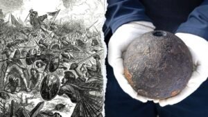 Unexploded mortar shell from bloodiest battle in country’s history unearthed after nearly 280 years