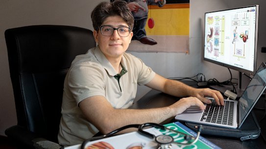 Ilia Ebrahim Nejad missed out on selective school initially but found his way to North Sydney Boys High.