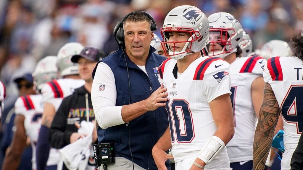 Drake Maye voices support for Patriots coach Mike Vrabel as off-field controversy continues to swirl