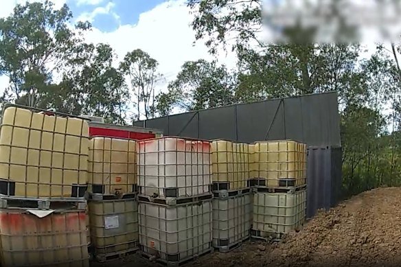 Officers found evidence of the alleged crime on the Greenbank property. 