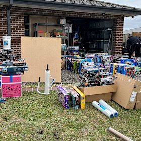 Detectives seized rare Lego sets, still in their original packaging and worth hundreds of thousands of dollars, at a Melbourne drug lab in late 2023.