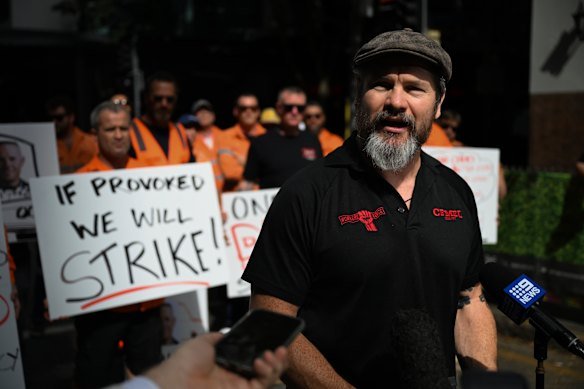 Former CFMEU national president, and assistant Queensland state secretary, Jade Ingham.