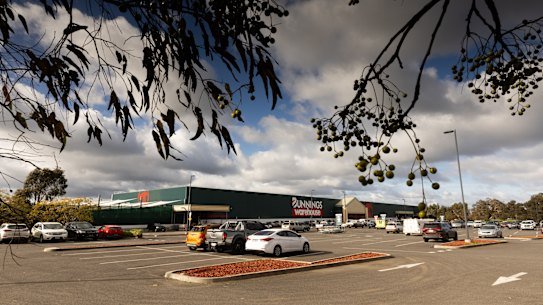 The Bunnings carpark in Craigieburn.