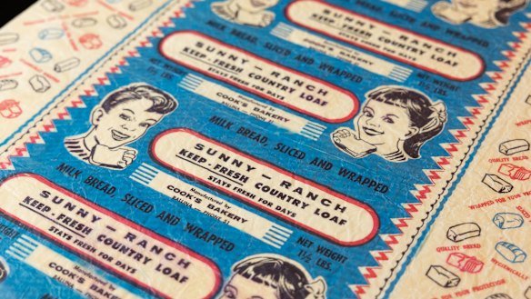 Colourful waxed bread wrappers were collected by a Queensland teenager and given to the library.