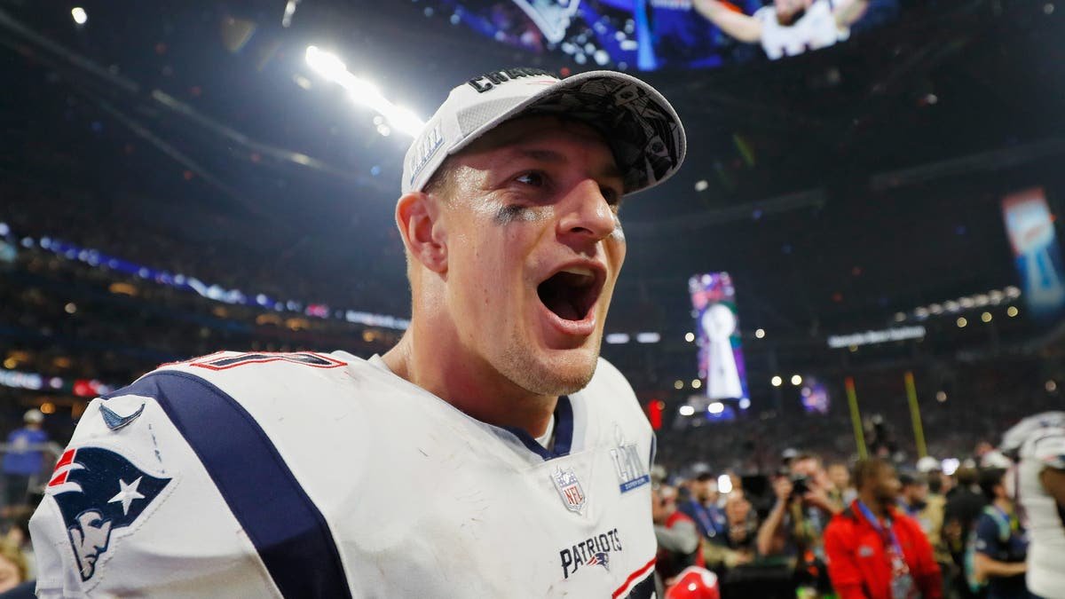 Rob Gronkowski won four Super Bowls in his career. (Photo by Kevin C. Cox/Getty Images)