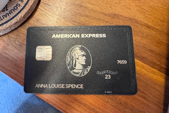 The Black Amex card Annalouise Spence secretly obtained without her employer’s knowledge.