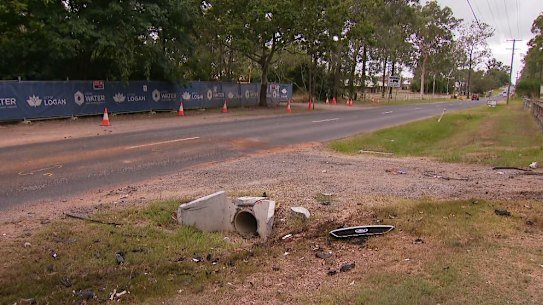 A 51-year-old woman was killed at Logan Reserve on Saturday night.