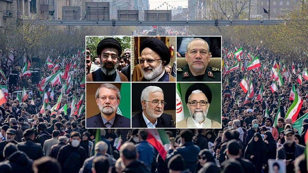 Composite showing Iranian leaders named in $10 million U.S. reward program tied to IRGC
