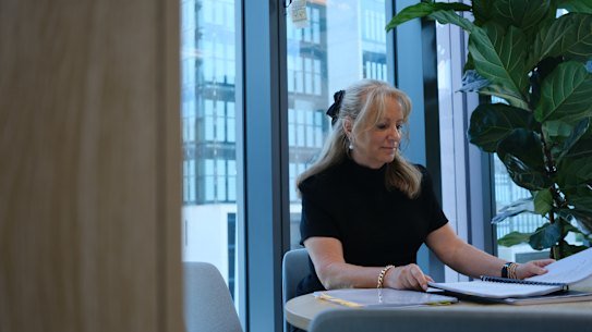 Queensland Human Rights Commissioner Debbie Platz APM in her Brisbane office during her first month in the role.