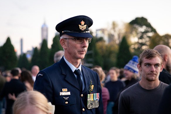 The Anzac Day dawn service.