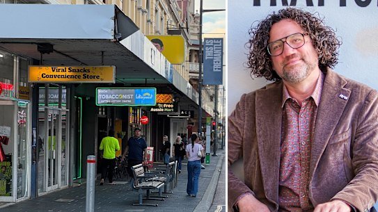 Fremantle Mayor Ben Lawver, convenience stores, illegal tobacco, vapes. Pictures: Indigo Lemay-Conway/Mark Naglazas
