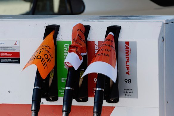 NSW had a higher proportion of service stations out of fuel than other states.