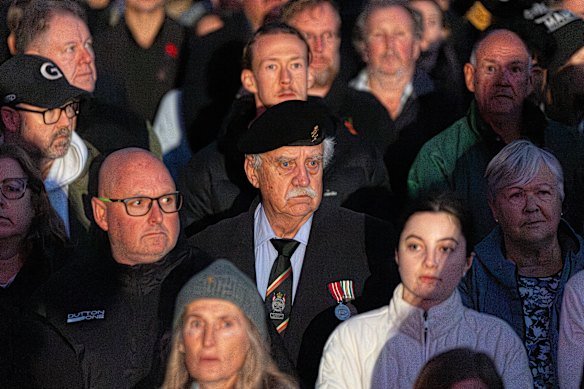The Anzac Day dawn service, Melbourne.