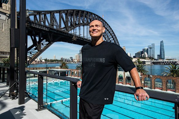 Michael Klim at North Sydney Olympic  Pool this week.
