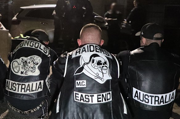 Three men were charged during the raid on the clubhouse in Blacktown. 