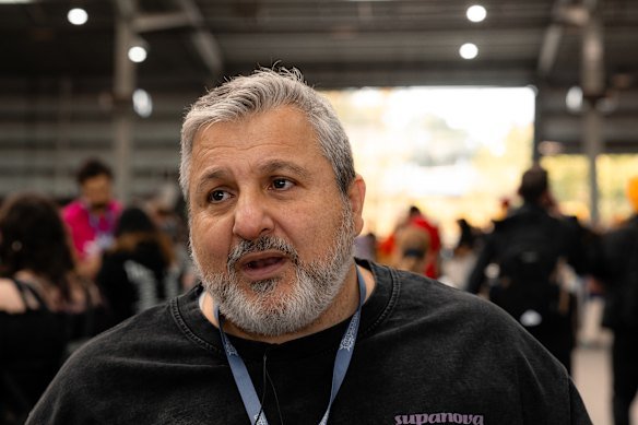 Supanova founder Daniel Zachariou at the event on Sunday.