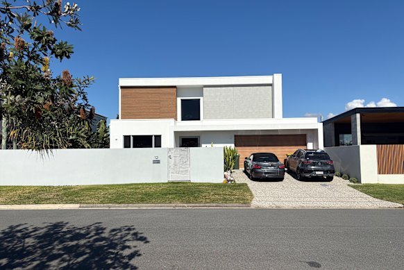 Tomte and Bilic’s home on Napalle Street, in Queensland’s picturesque Sunshine Coast. 