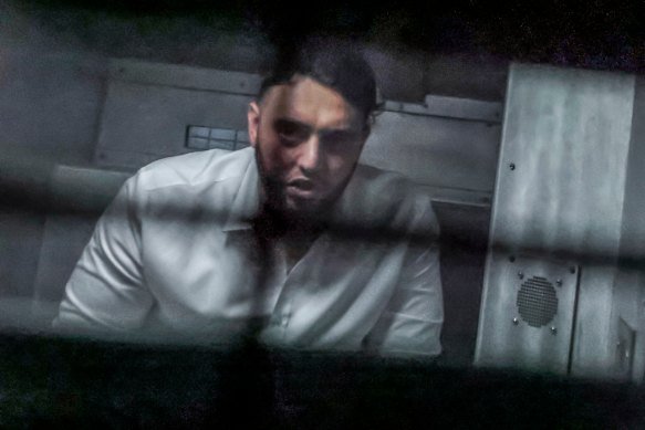 Rabii Zahabe leaves the Supreme Court on Tuesday. He has pleaded not guilty.