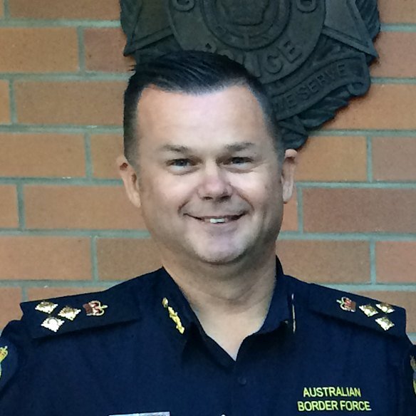 Matt Stock during his time as an Australian Border Force commander.