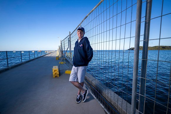 Charles Reis says locals are angry about the restoration of Flinders Pier, which fell short of their expectations. 