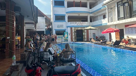 The Nana Backpacker Hostel in Vang Vieng, Laos.