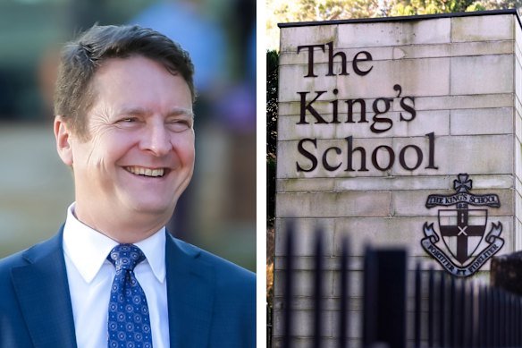 Former King’s School headmaster Tony George.