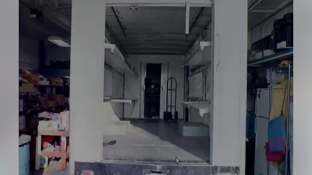 Exterior of Tanner Horner's FedEx truck