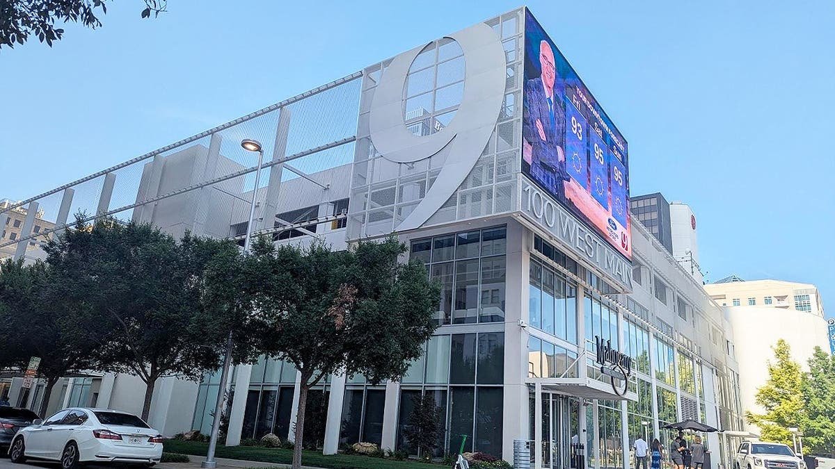 Exterior of News 9's main office and studios
