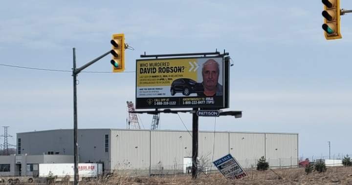 Police put up billboard outside Ontario town in bid to crack homicide cold case Police put up billboard outside Ontario town in bid to crack homicide cold case