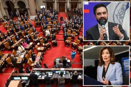 Hochul dragged for flip-flopping on no new taxes pledge as Mamdani and DSA allies claim credit for pied-à-terre pitch