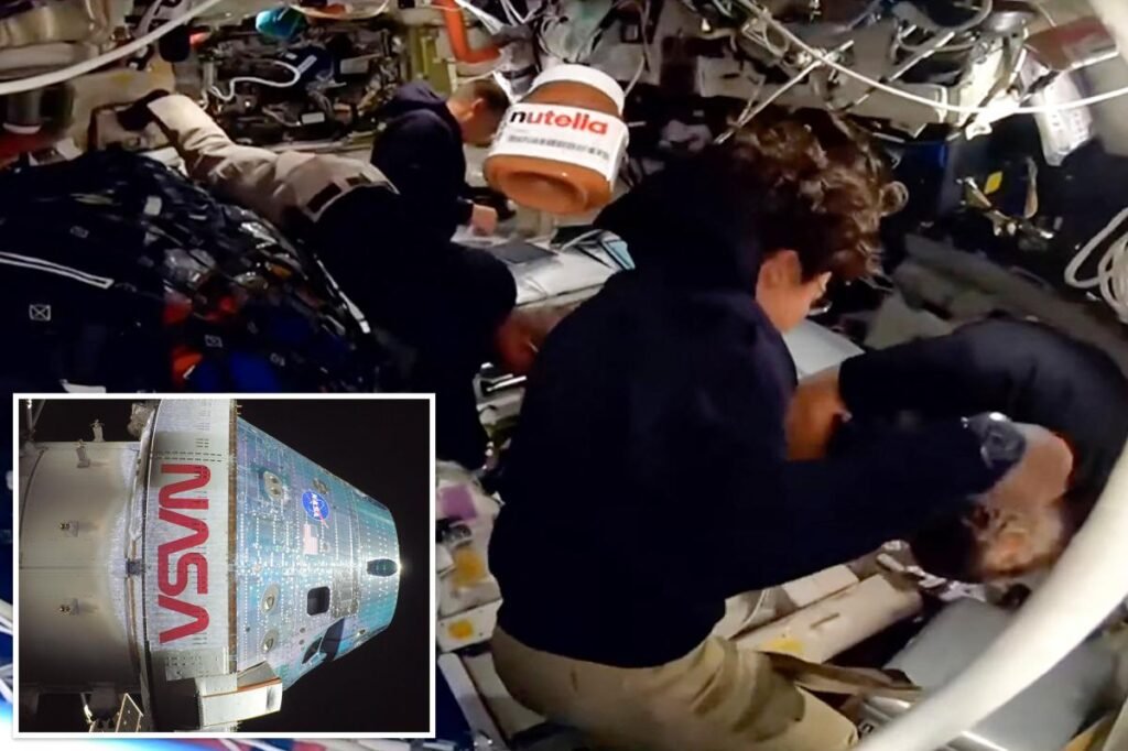 Nutella gets unexpected NASA plug with jar floating in zero gravity during Artemis II livestream