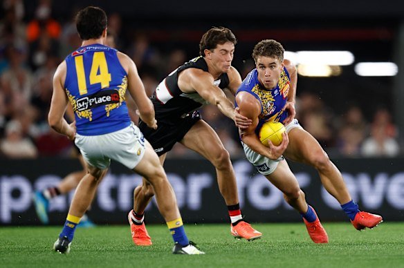 West Coast’s Elijah Hewett. 