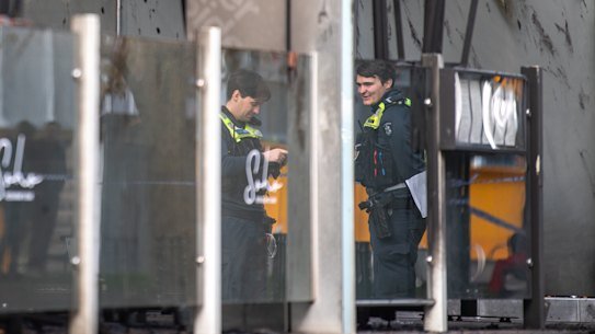 Fire damage at Soho Restaurant and Bar on Southbank on Friday.