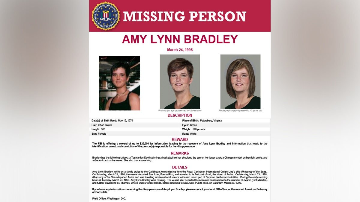 Amy Bradley FBI poster