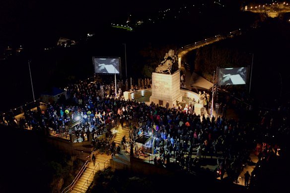 The Albany dawn service.