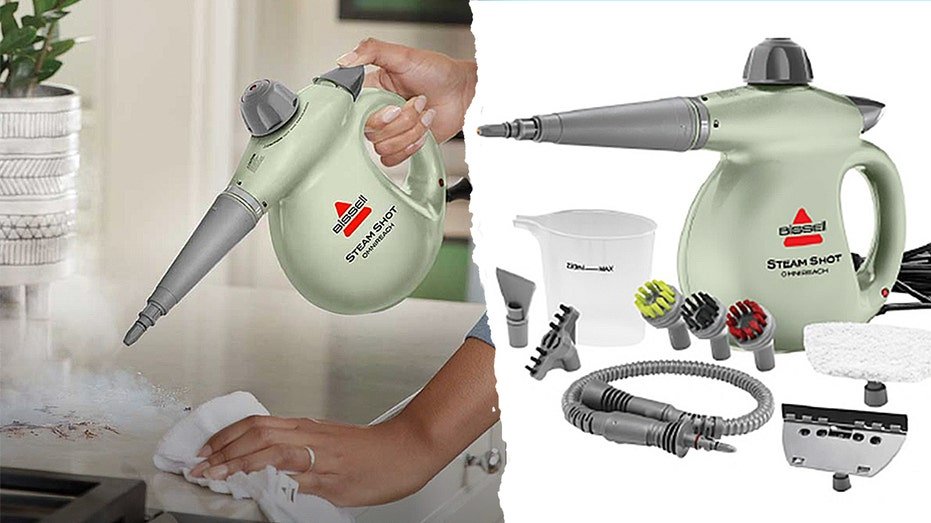 Split image of Bissell steam cleaners that have been recalled