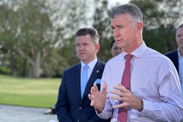 Queensland Sports Minister Tim Mander is facing questions after it was revealed he was enrolled to vote at property rented by a staffer. 