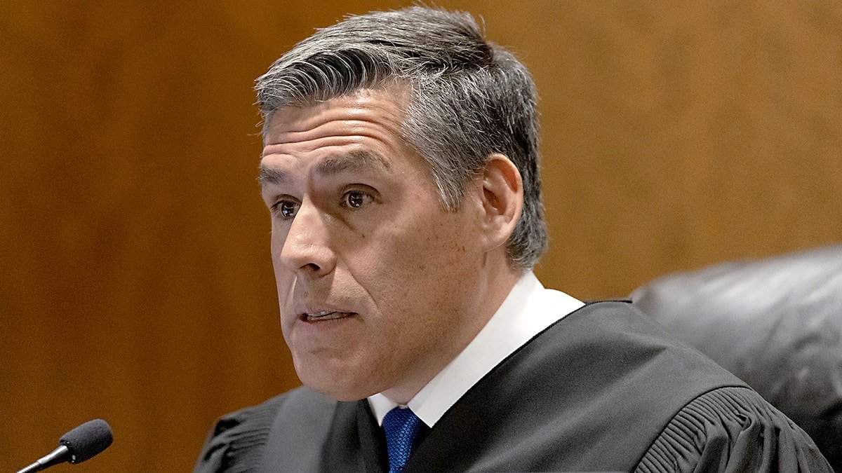 Judge Tony Graf speaking during a waiver hearing in Utah County Court in Provo, Utah