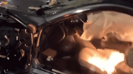 Car explodes during alleged street takeover on Chicago’s South Side as city battles wave of incidents