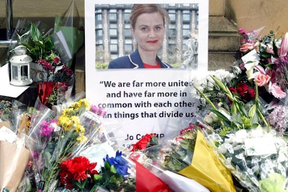 UK MP Jo Cox was murdered by a man shouting “this is for Britain” a week before the Brexit referendum in 2016.